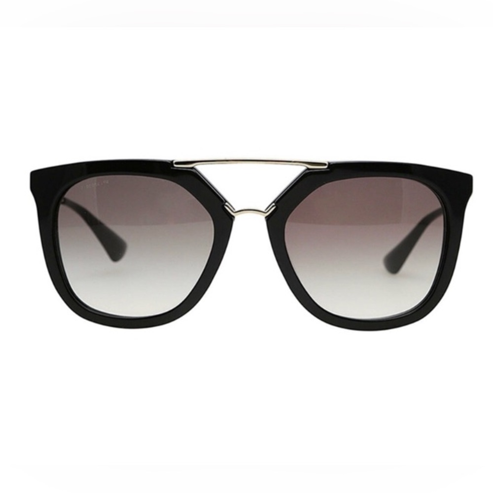PRADA ✨ Cinema Catwalk Gradient Cat Eye Gold Black Gold Cat Eye Sunglasses